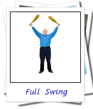 Full Swing with the Indian Clubs, one of many exercises at Sheffield Indian Club Swingers
